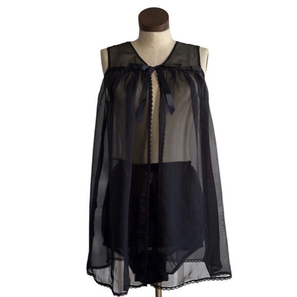 Secrets In Lace Other - Chiffon Babydoll Sleep Set